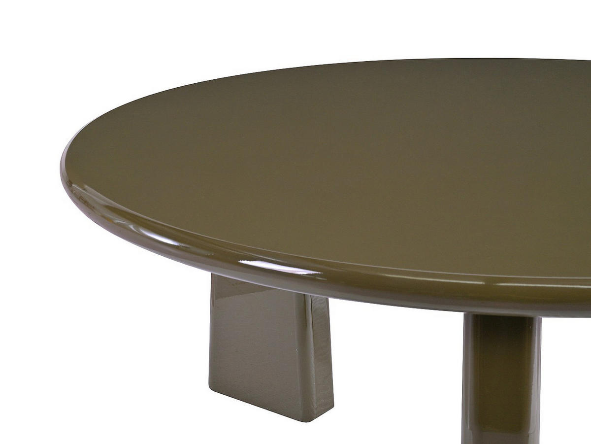 COUCHTISCH aus MDF - Khaki lackiert - ZINAPA - Grün, Holz (90/90/40cm) - Vente-Unique