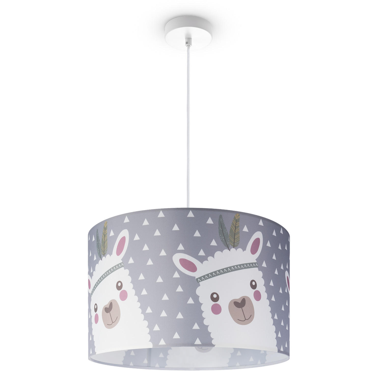 PENDELLEUCHTE Hugo Pd1 Ela 214 - Weiß, Metall (45.5/45.5/27cm) - Paco Home