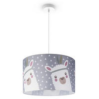 PENDELLEUCHTE Hugo Pd1 Ela 214 - Weiß, Metall (45.5/45.5/27cm) - Paco Home