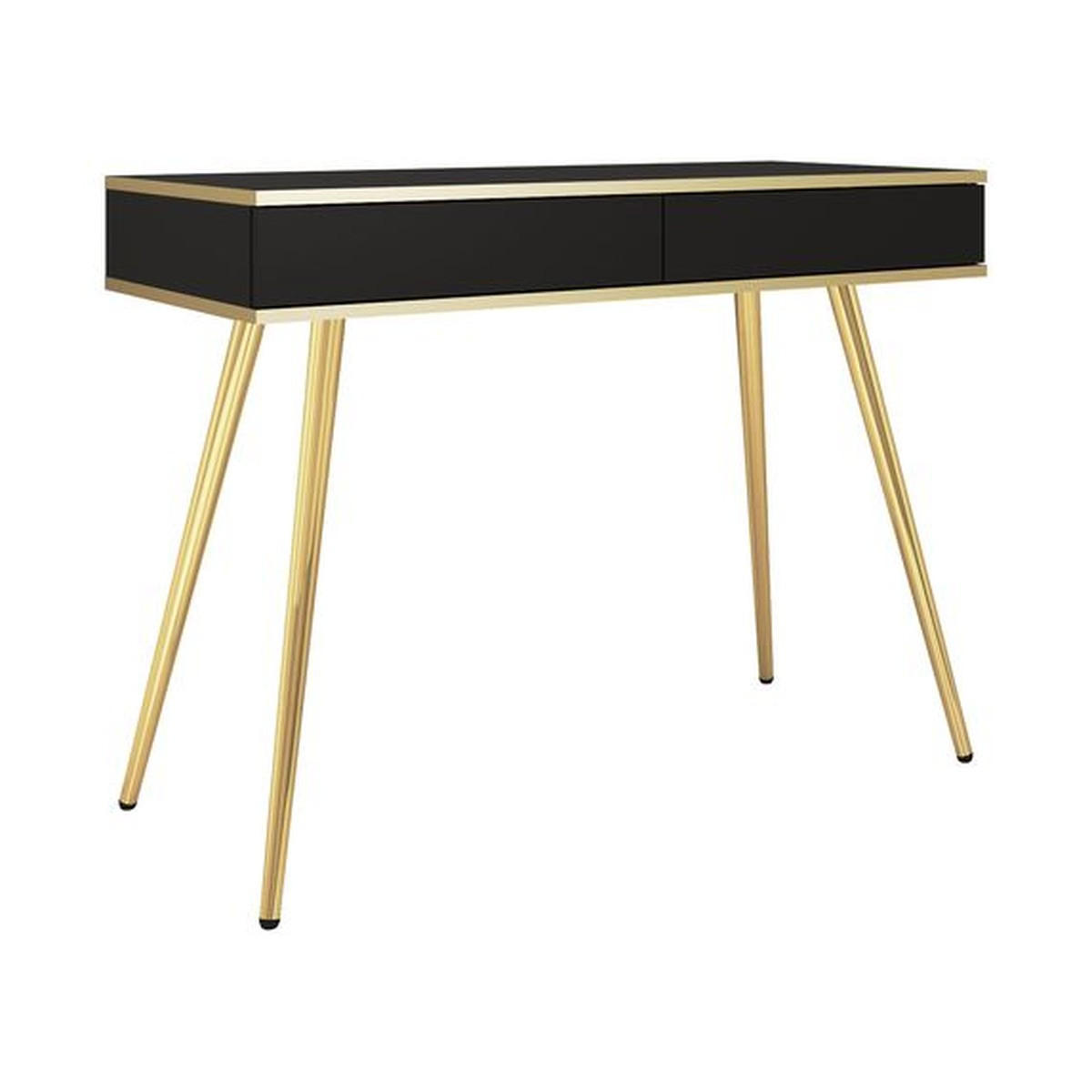 KONSOLENTISCH – T102 – 102 x 50 x 79 cm – Oro System – Schwarz - Schwarz, Holzwerkstoff (50/102/79cm) - hi-markt