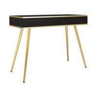 KONSOLENTISCH – T102 – 102 x 50 x 79 cm – Oro System – Schwarz - Schwarz, Holzwerkstoff (50/102/79cm) - hi-markt
