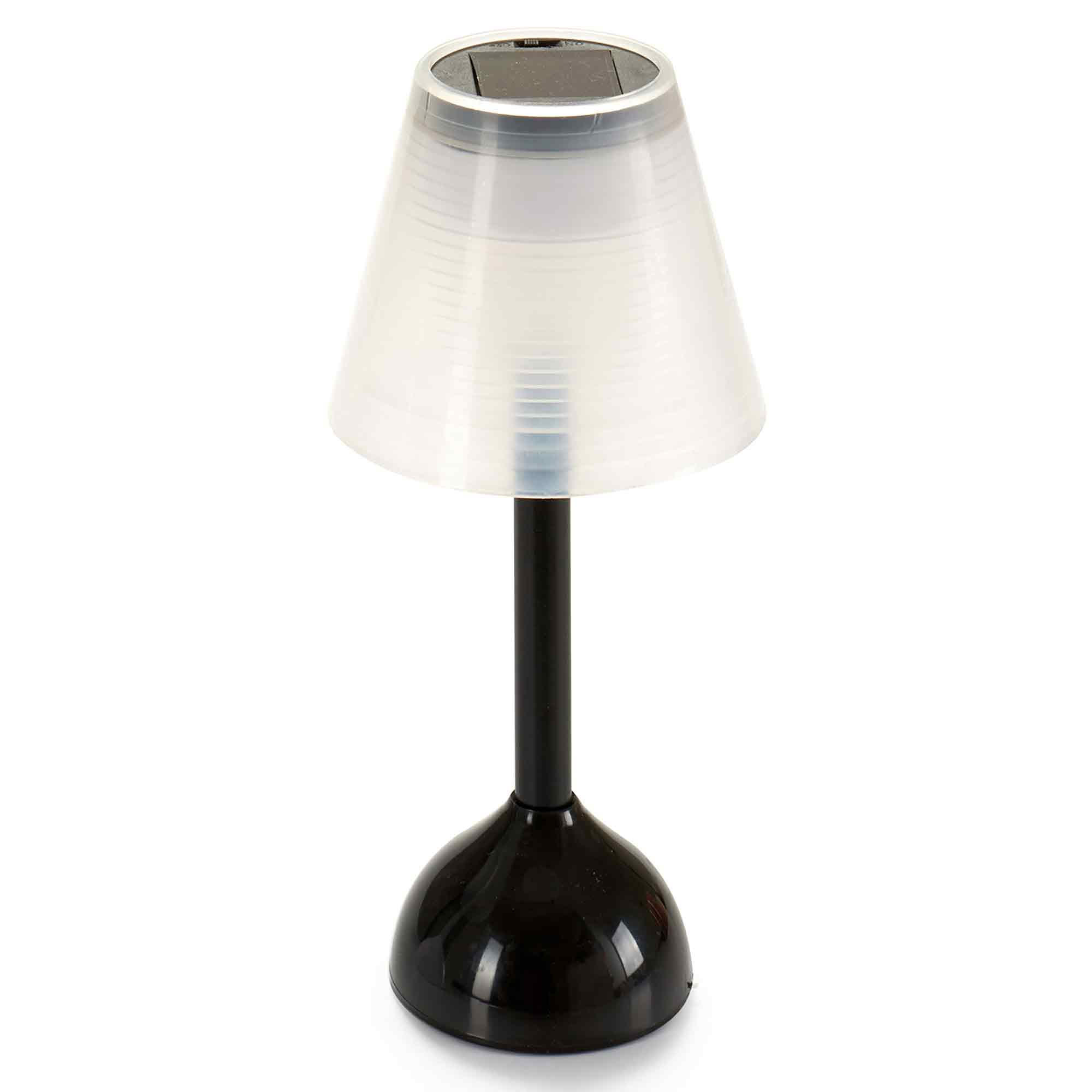 GARTENLAMPE Solar Ø 9,5 cm - Schwarz, Kunststoff (9.5/9.5/20cm) - Ibergarden