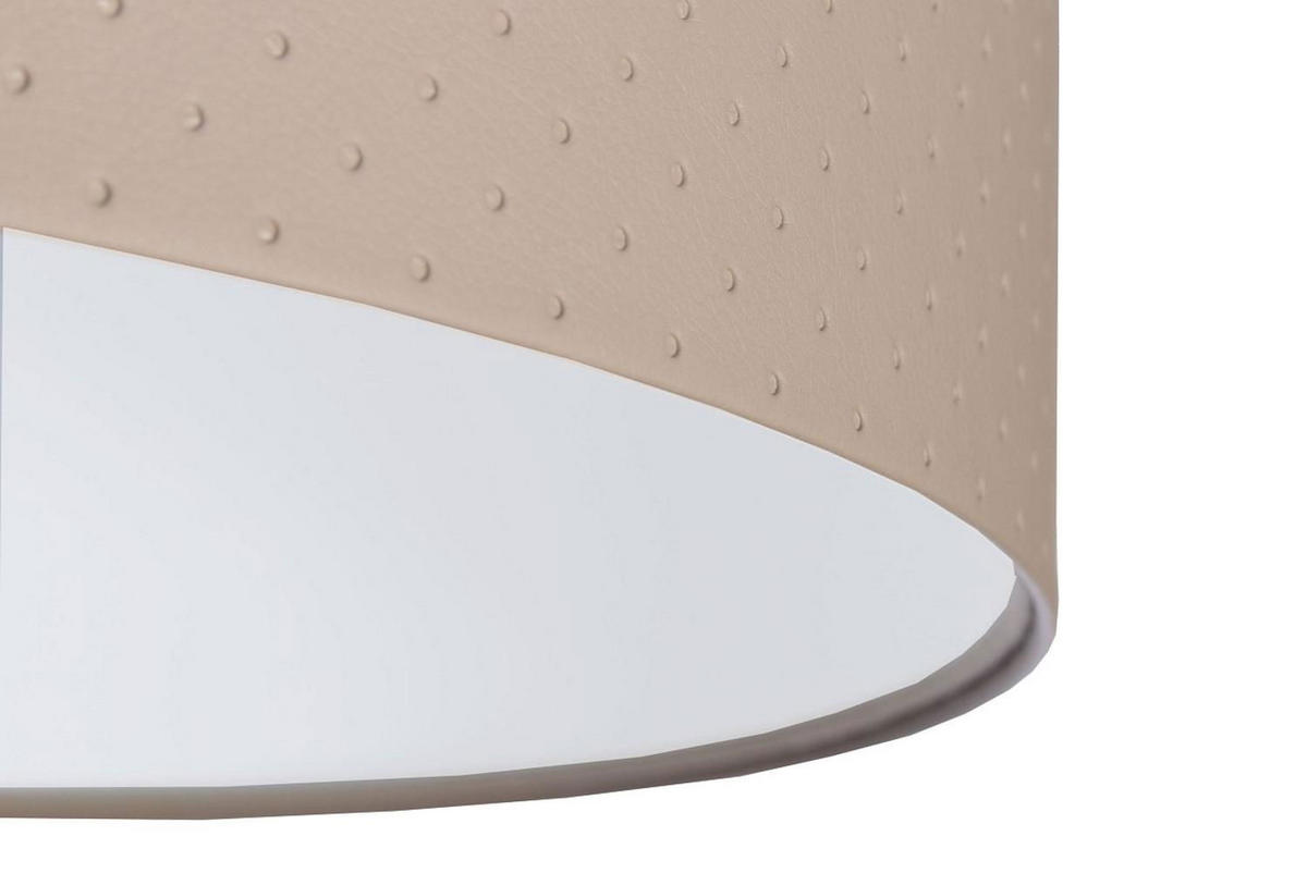 HÄNGELEUCHTE Weiß 60/30 cm - Beige/Weiß, Kunststoff (60/1.1/30cm) - ONZENO