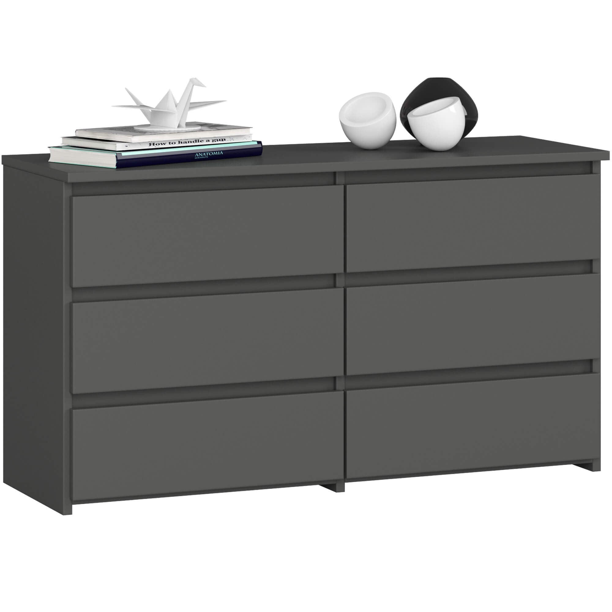 RAUMHIRSCH FURNITURE KOMODA grafitově šedá 57/100/35