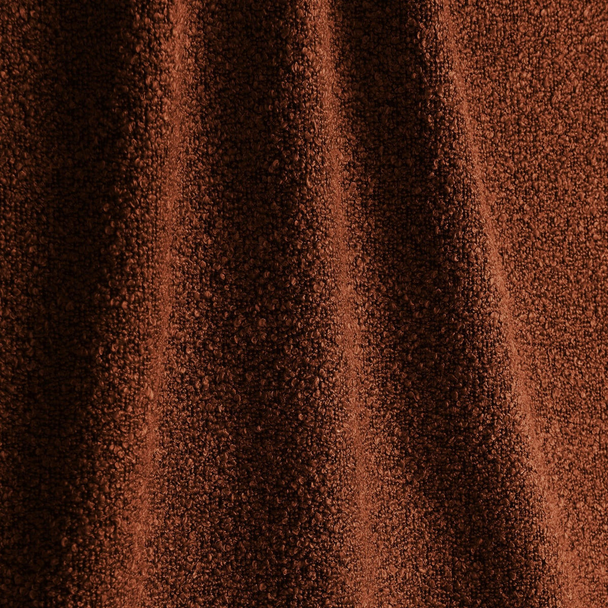 SESSEL IGGY Bouclé-Stoff Terrakotta 60cm - Dunkelorange/Terracotta, Textil (60/70/71cm) - Sia Home