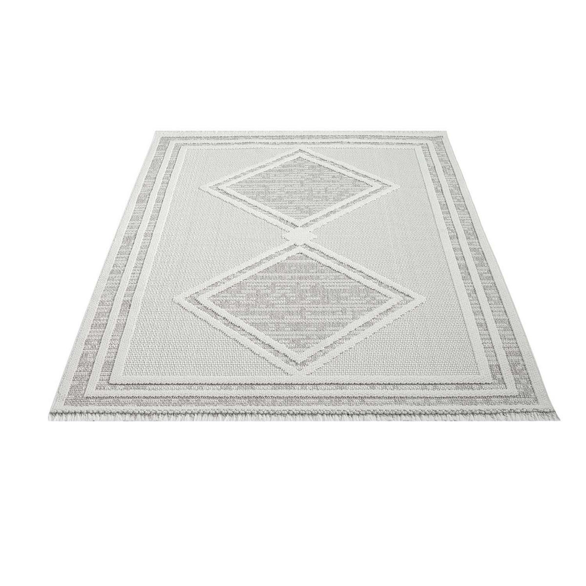 KURZFLOR-TEPPICH Lindo 8853 Beige 200x290 cm - Beige/Grau, Textil (200/290cm) - carpet city