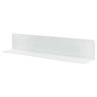 WANDBOARD - Eisen - Weiß, Metall (100/18/18cm) - home24