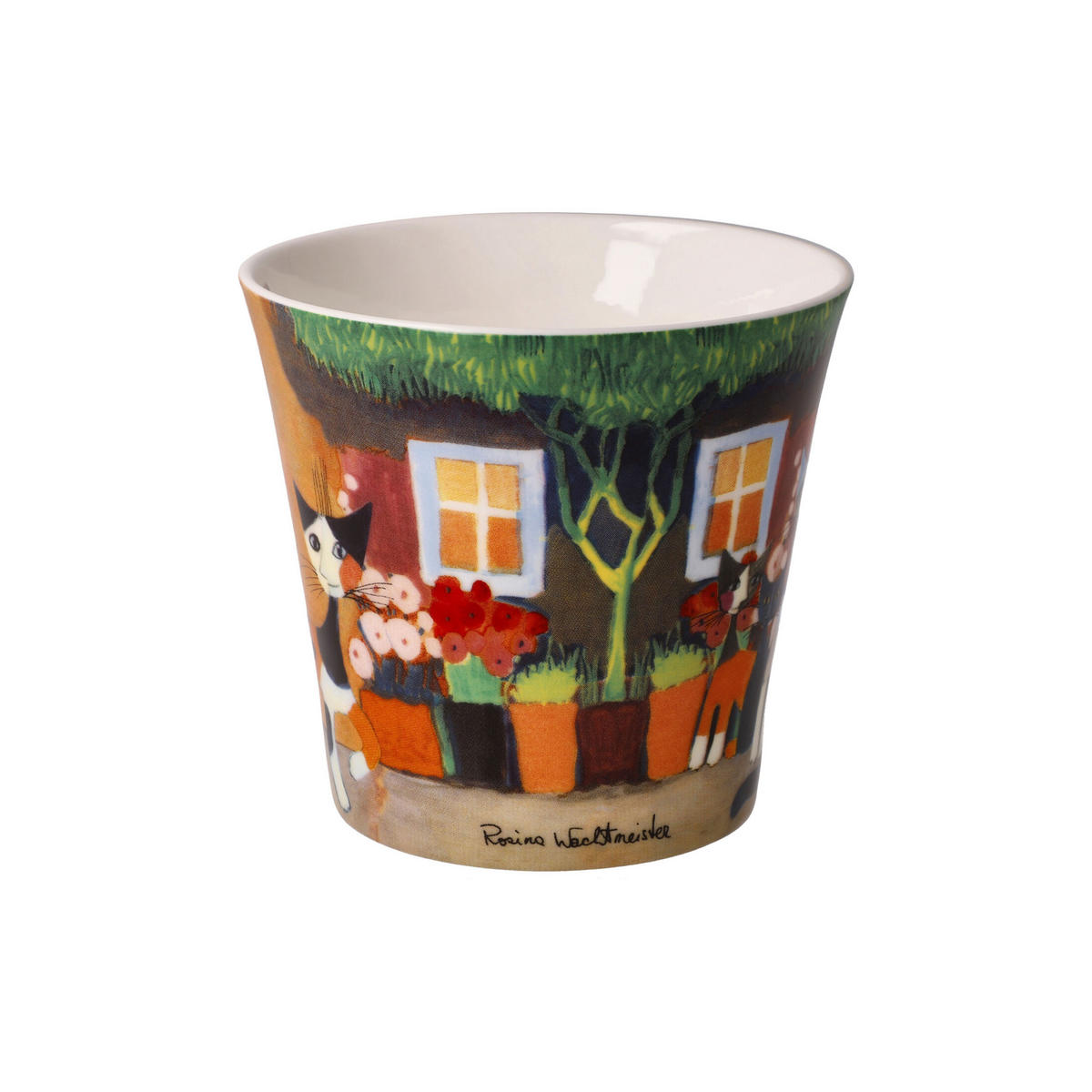 TEETASSE Rosina Wachtmeister - Una bellissima giornata, Fine Bone China, Bunt, 0.35 L - Multicolor, Keramik (0.35L) - Goebel