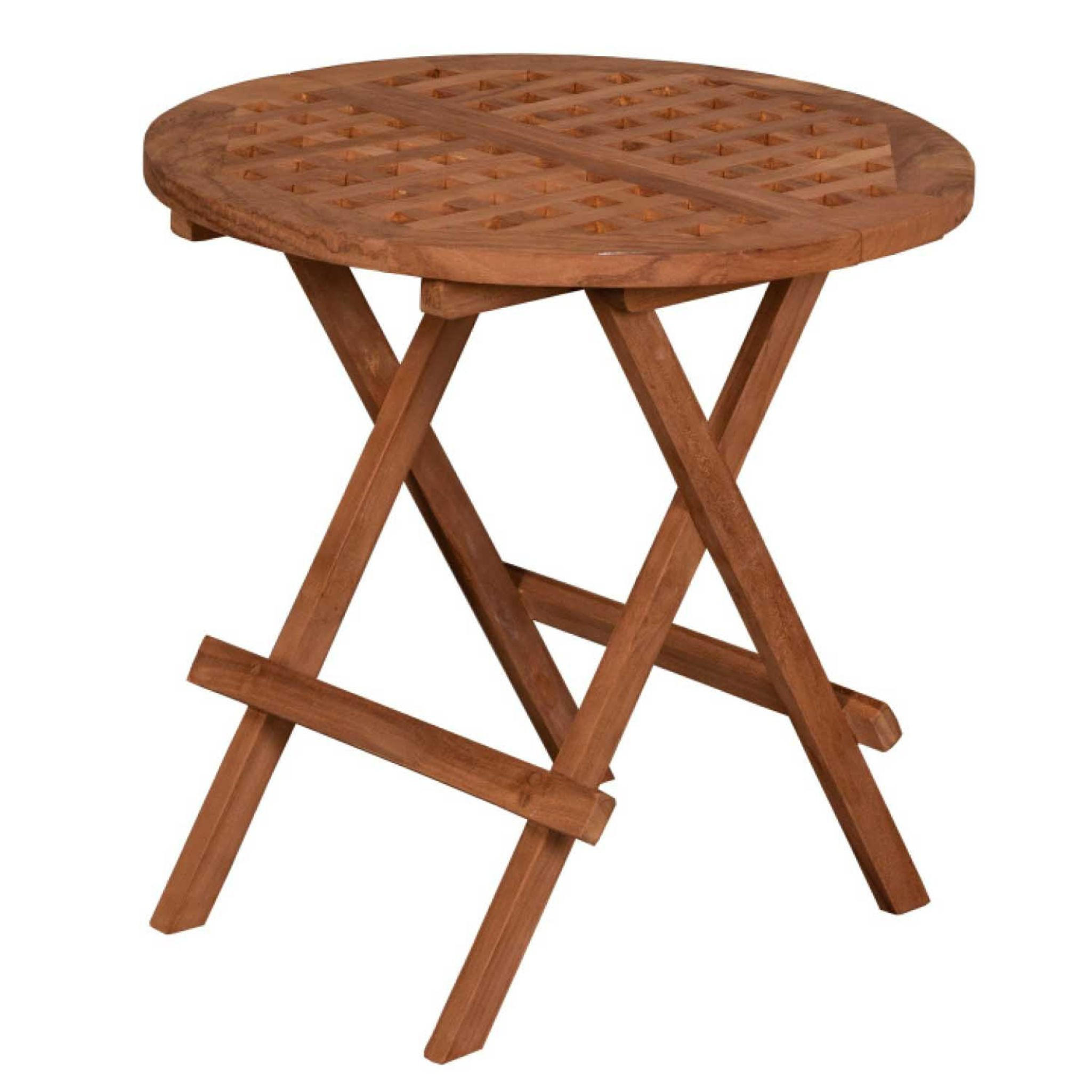BEISTELLTISCH Dorset - Naturfarben, Holz (50/50/51cm) - Mr. Deko