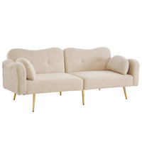SCHLAFSOFA DE-35356 2-in-1 Beige - Beige, Holzwerkstoff (79/82/175cm) - ComfortXL