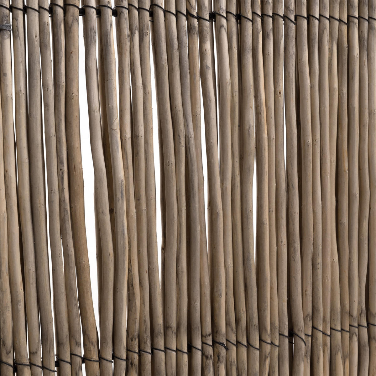 PARAVENT Nature 3-tlg. Weidenzweige grau - Multicolor, Naturmaterialien (120/160/3cm) - DESIGN DELIGHTS