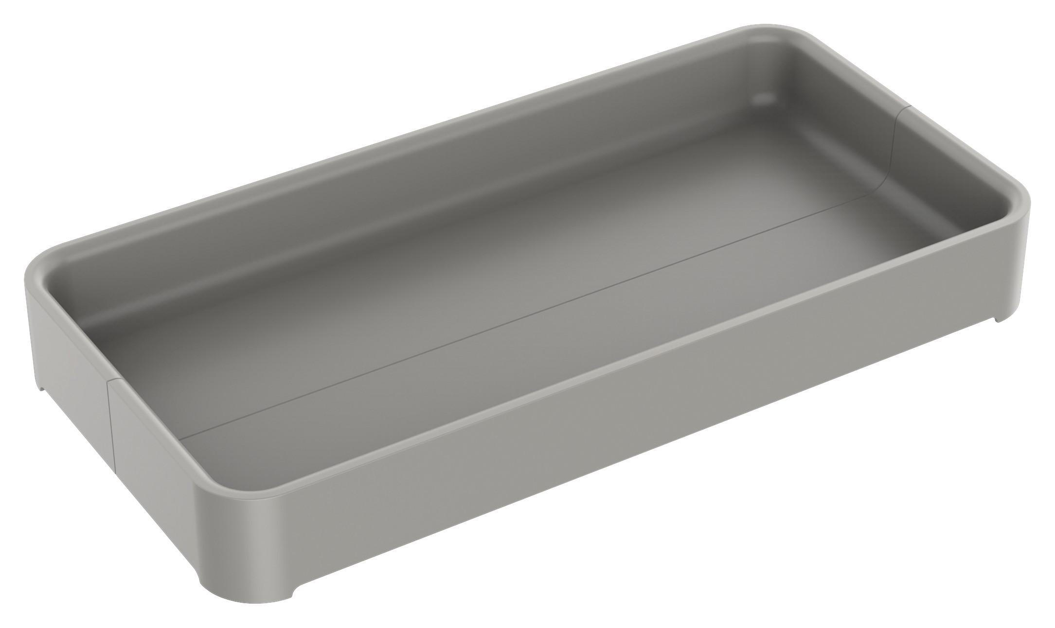 BESTECKEINSATZ Lis Grau - Grau, Kunststoff (19.1/4.8/38.1cm) - Mömax