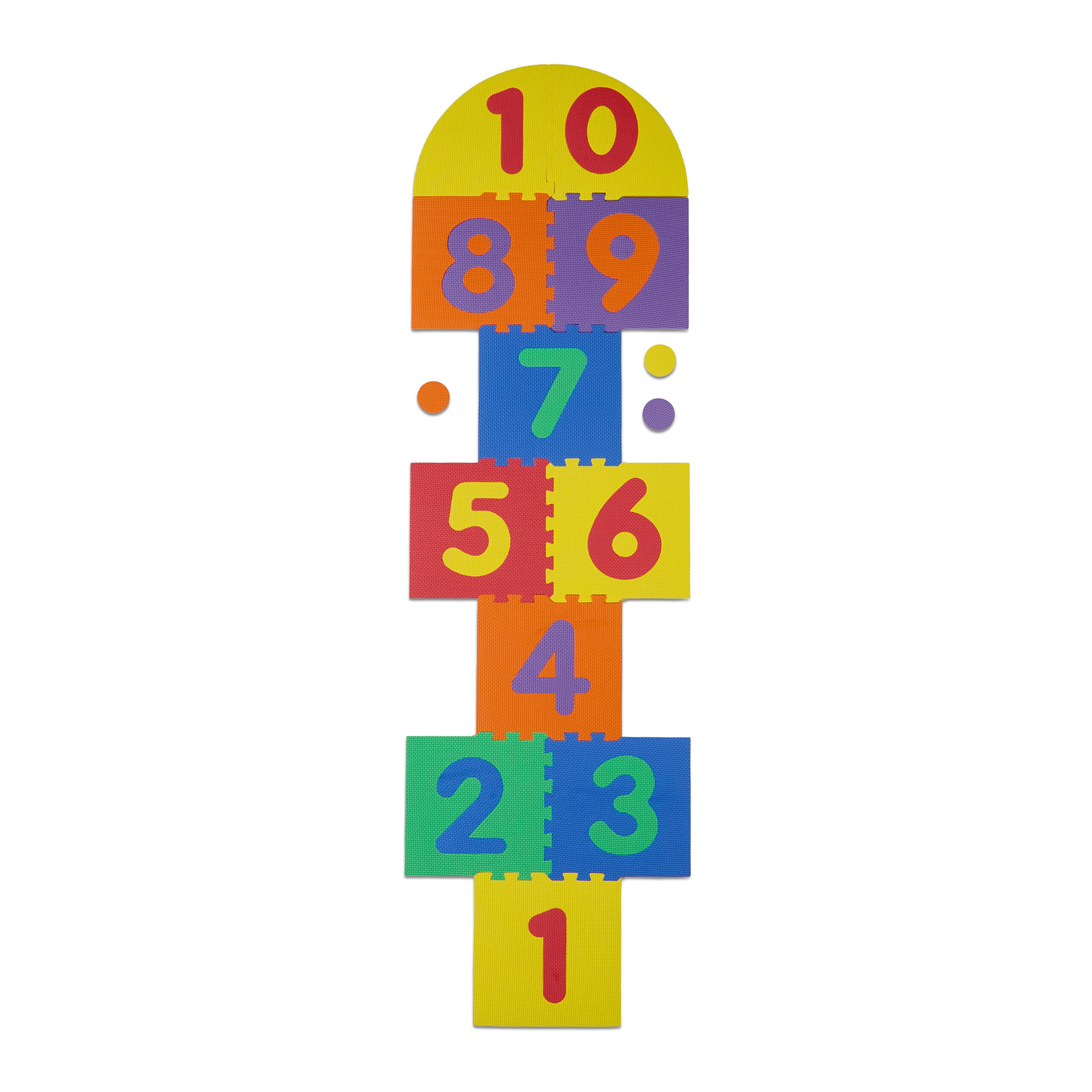 PUZZLEMATTE - Multicolor, Kunststoff (31/31cm) - Relaxdays