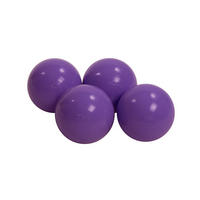 BÄLLE für Bällebad, Kinder Spielbälle, Plastikbälle 50 pcs.: Violett - Lila, Textil (7/7/7cm) - MeowBaby