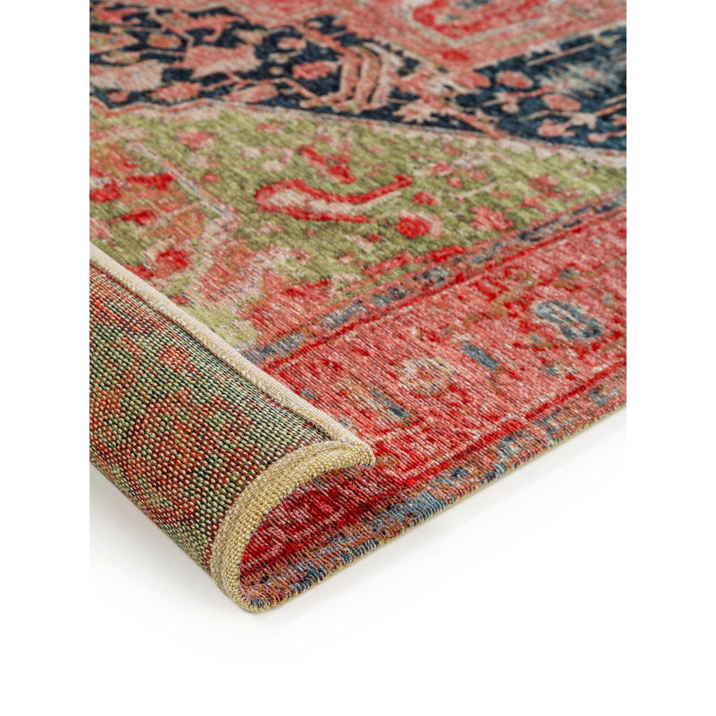 Thumbnail - benuta Pop Flachgewebeteppich, Pink, Textil, Patchwork, Rechteckig, 115x180 cm, Oeko-Tex® Standard 100, wasserabweisend,...