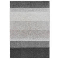 TEPPICH Lora PE13A Mazovia 80x150cm Anthrazit Grau Gestreift Kurzflor - Anthrazit, Textil (80/150cm) - Mazovia