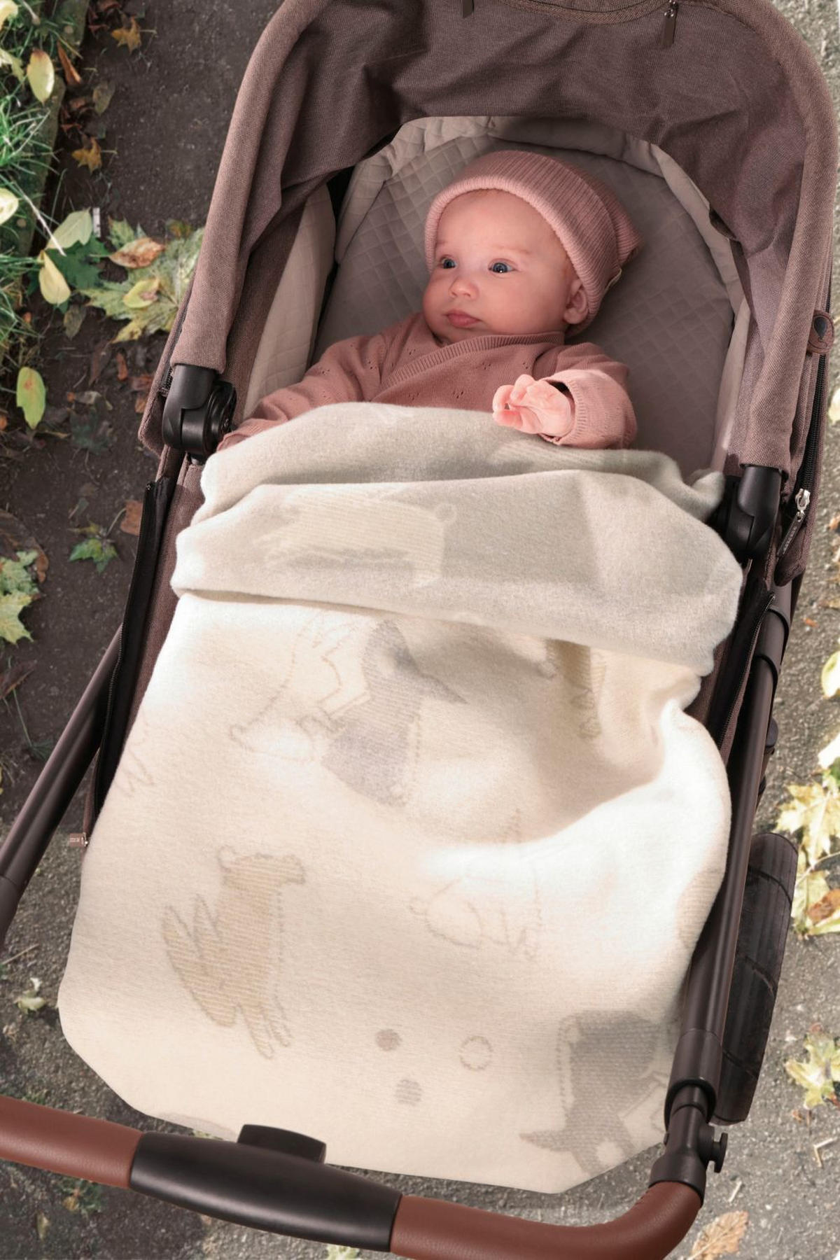 KINDERDECKE Lovely & Sweet Litlle rabbits 75 x 100cm - Multicolor, Textil (75/100cm) - Biederlack