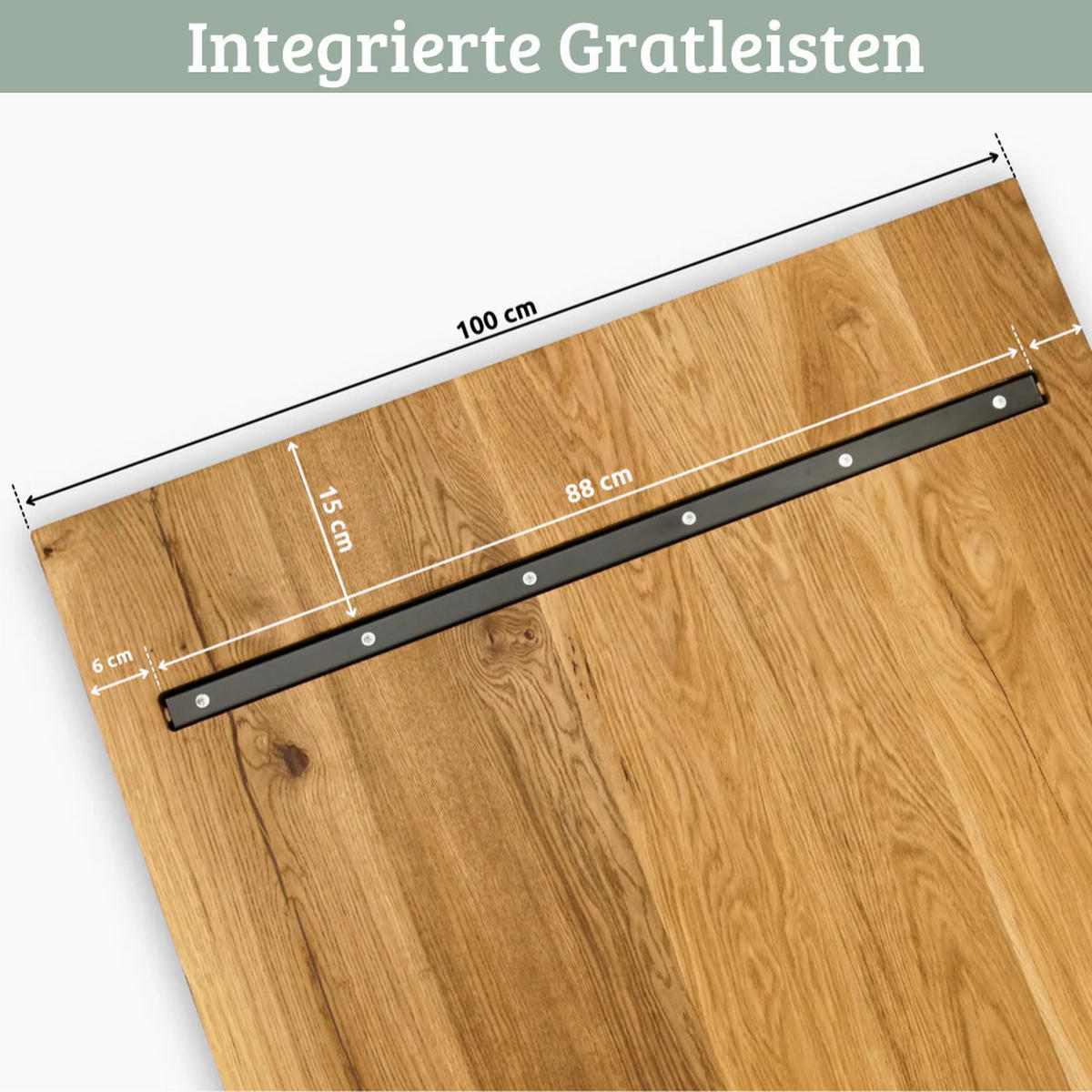 ESSTISCH Massivholz mit Baumkante RAGNAR 260x100 cm Eichenholz X-Hora Gestell - Braun, Holz/Metall (100/260/76cm) - DELUKE