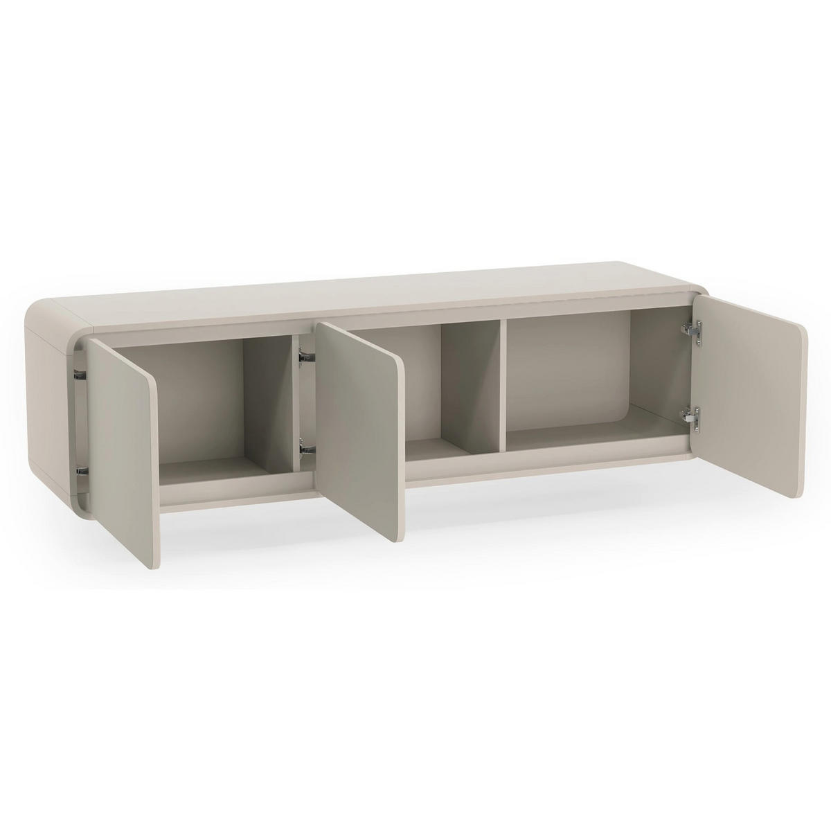 TV-LOWBOARD hängend Lummo 3-türig, Kaschmir, 156 cm - Kaschmir, Holzwerkstoff/Metall (156/42/39cm) - Selsey