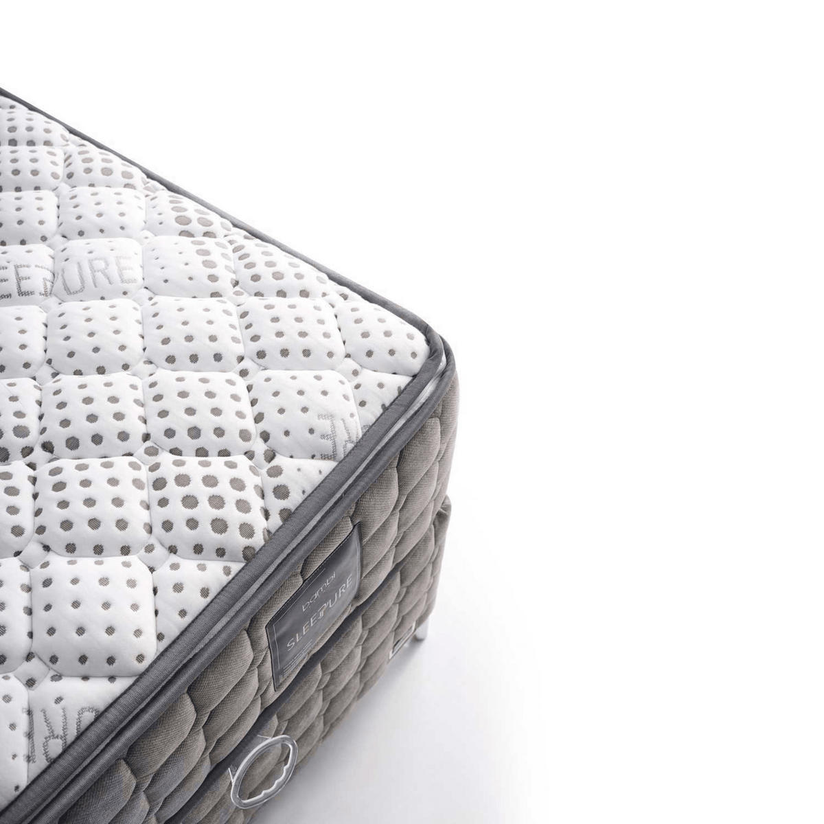 BOXBETT Sleepure Set 180x200 - Grau, Holz/Metall (180/200cm) - Bambi