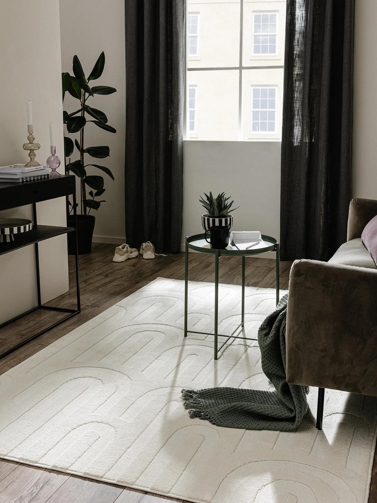 TEPPICH Paloma Cream 160x230 cm - Creme, Textil (160/230cm) - benuta Pop