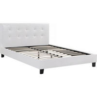 BETT julia weiss - Weiß, Textil (190/140cm) - Habitat Garten