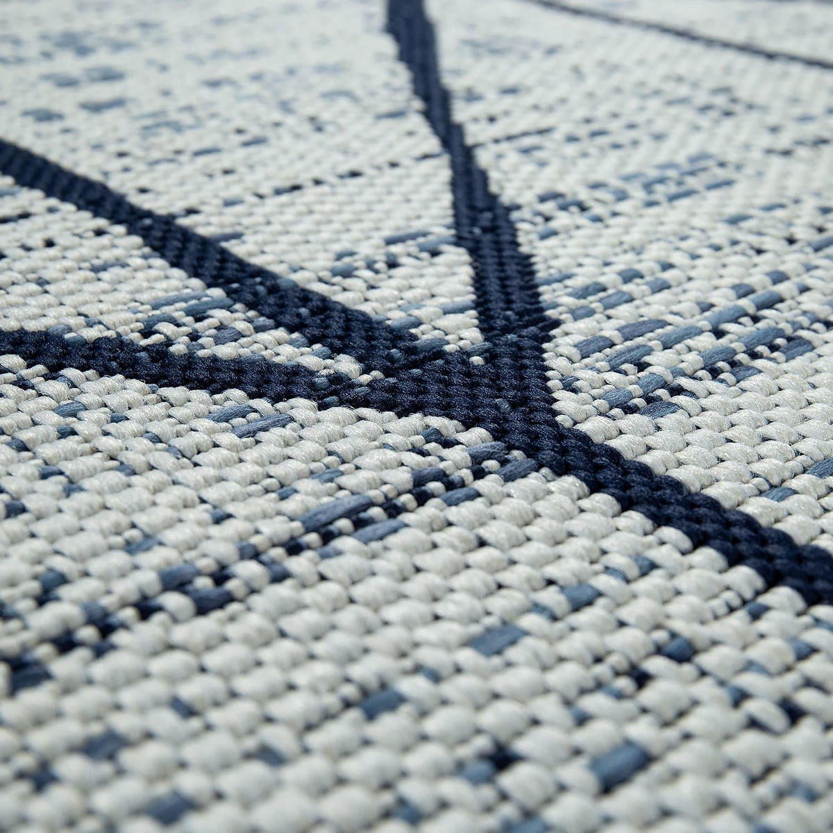 OUTDOORTEPPICH 120/170 cm Kortrijk 741 - Weiß, Kunststoff (120/170cm) - Paco Home