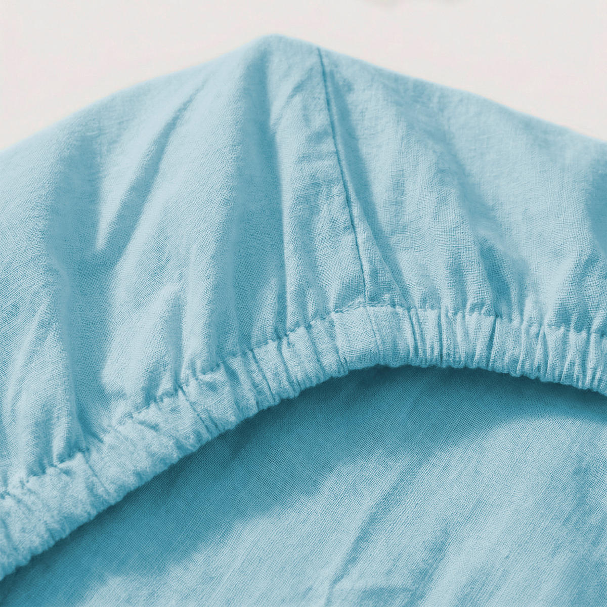 SPANNBETTTUCH basic 60x120x14 cm (kinderbett) blau - Blau, Textil (70/140cm) - Happy Friday