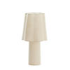 TISCHLAMPE Musaby Braun 25/25/50 cm - Braun, Textil (25/25/50cm) - Light & Living