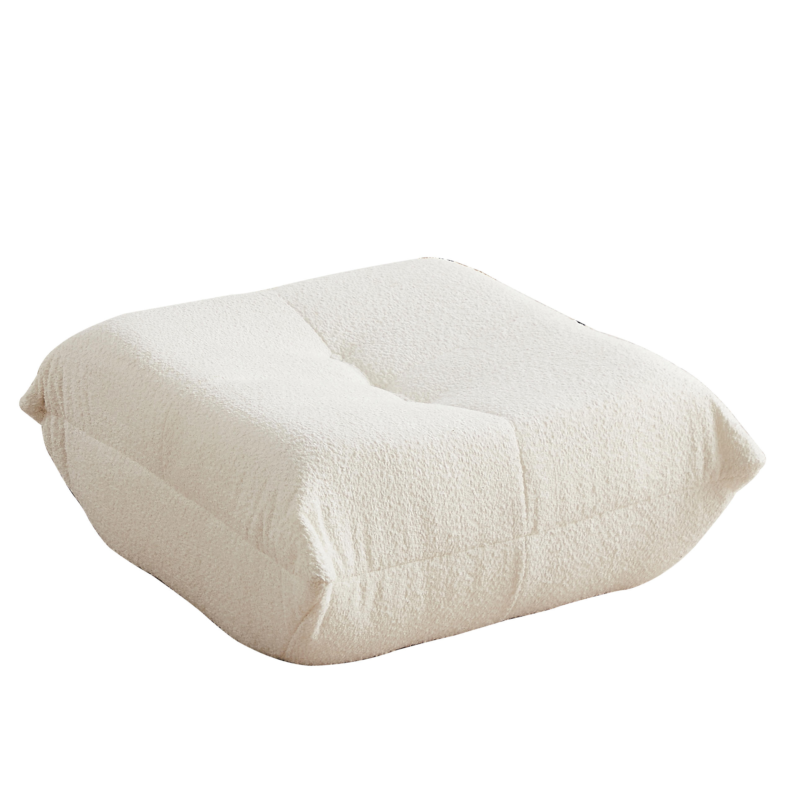 SITZSACK Chenille Beige rutschfest - Beige, Textil (94/34/83cm) - WISHDOR
