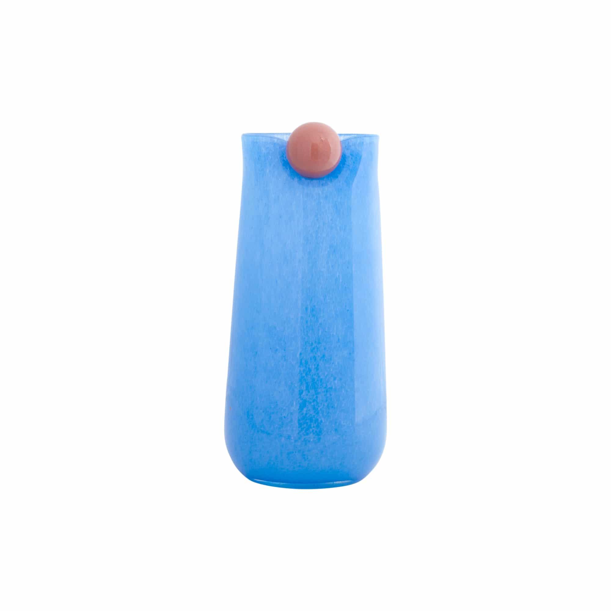VASE Bolita Large Blau 16/16/32 cm - Blau, Glas (16/32cm) - Present Time