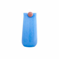VASE Bolita Large Blau 16/16/32 cm - Blau, Glas (16/32cm) - Present Time