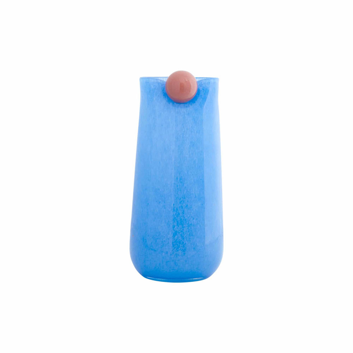 VASE Bolita Large Blau 16/16/32 cm - Blau, Glas (16/32cm) - Present Time