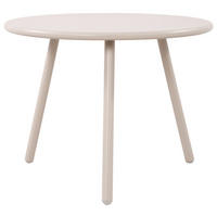 COUCHTISCH Nenim Kunststoff Hellgrau Beistelltisch Rund - Hellgrau, Kunststoff (60/60/45cm) - DELUKE