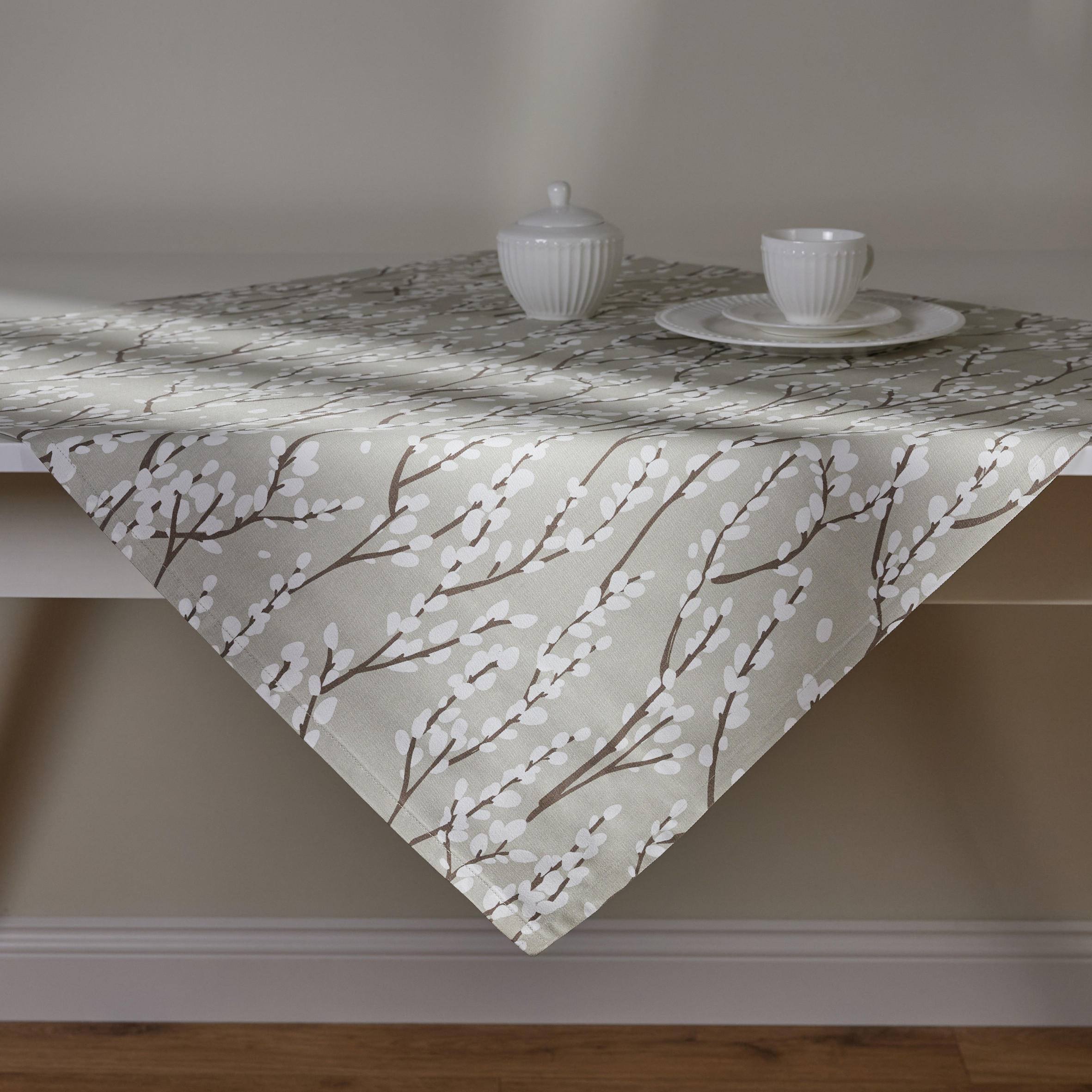 TISCHDECKE Veriba - Beige, Textil (80/80/1cm) - home&you