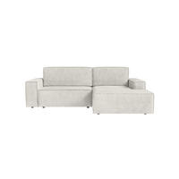 ECKSOFA Kokko mit Schlaffunktion, Cremeweiß - Creme, Textil (267/167cm) - Fedve