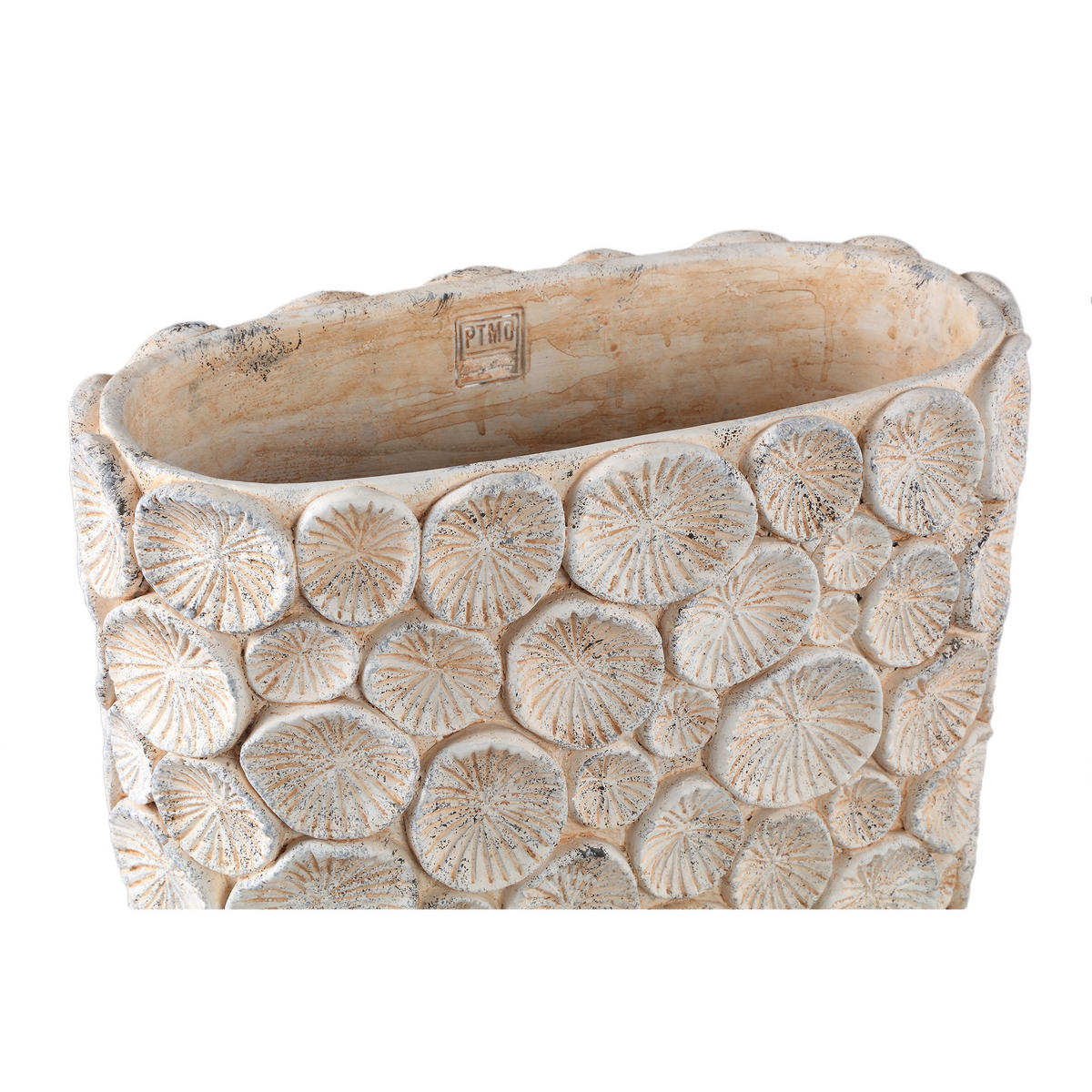 TOPF Ayisy Beige 40/20/36cm - Beige, Stein (36cm) - PTMD Collection