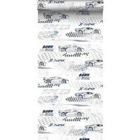 TAPETE Rennwagen 50 x 900 cm - Schwarz, Papier (50/0.1cm) - Sanders & Sanders