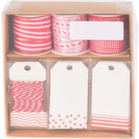 DEKO-BOX Basic Rot 13/12/4 cm Kunstoff - Rot, Kunststoff (12/4/13cm) - Mondex