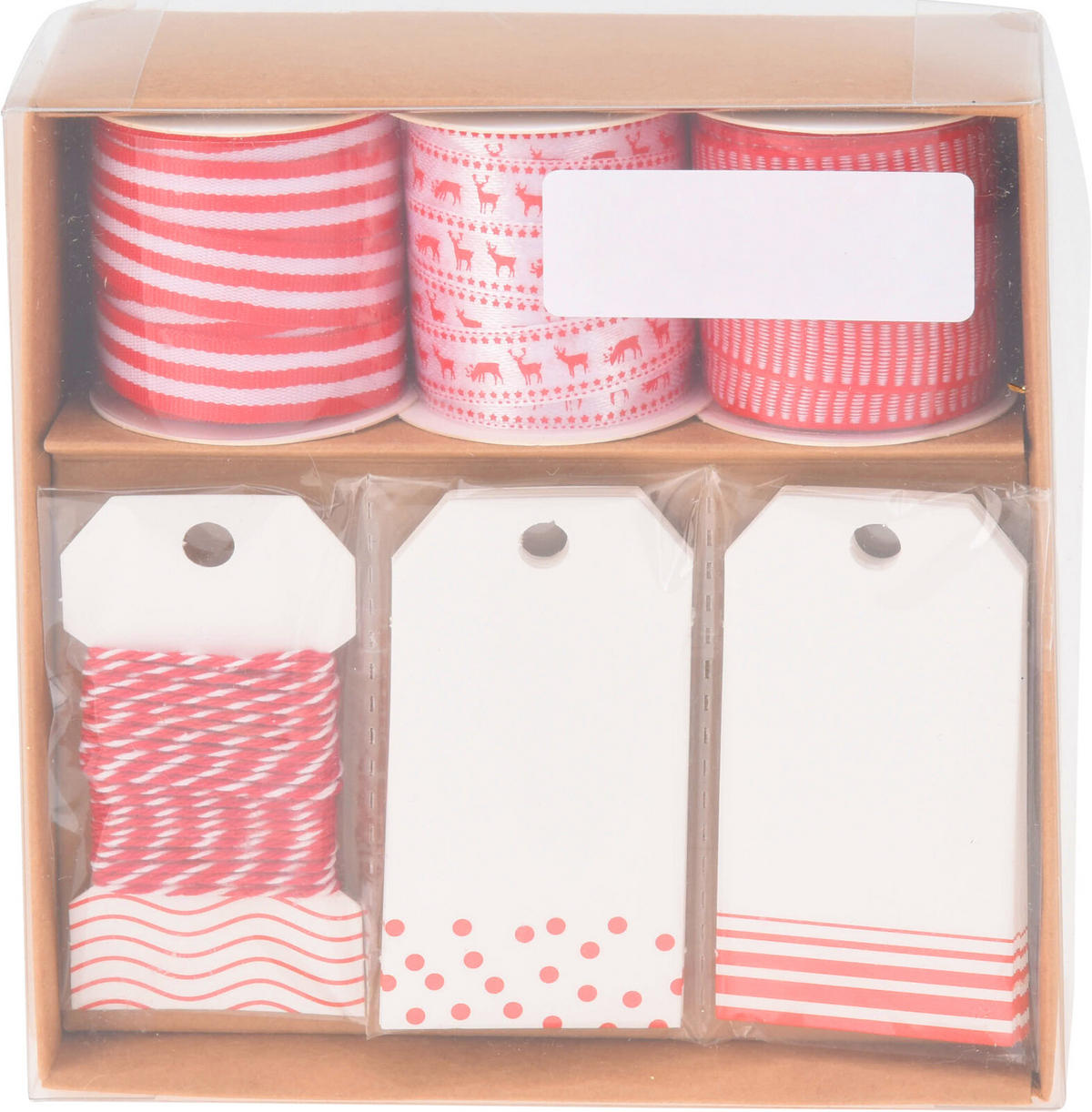 DEKO-BOX Basic Rot 13/12/4 cm Kunstoff - Rot, Kunststoff (12/4/13cm) - Mondex