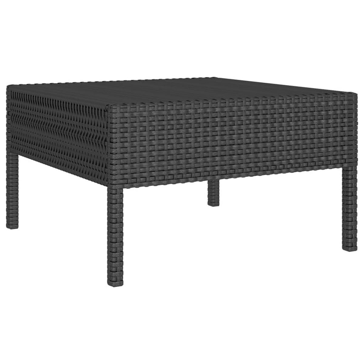 GARTENSET Reedy 6-teilig - Schwarz, Metall - Nettlife