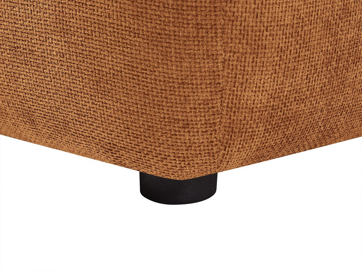 SITZHOCKER - 1 Person - Stoff - Terracotta - APOLIU - Terracotta, Textil (72/45/109cm) - Vente-Unique