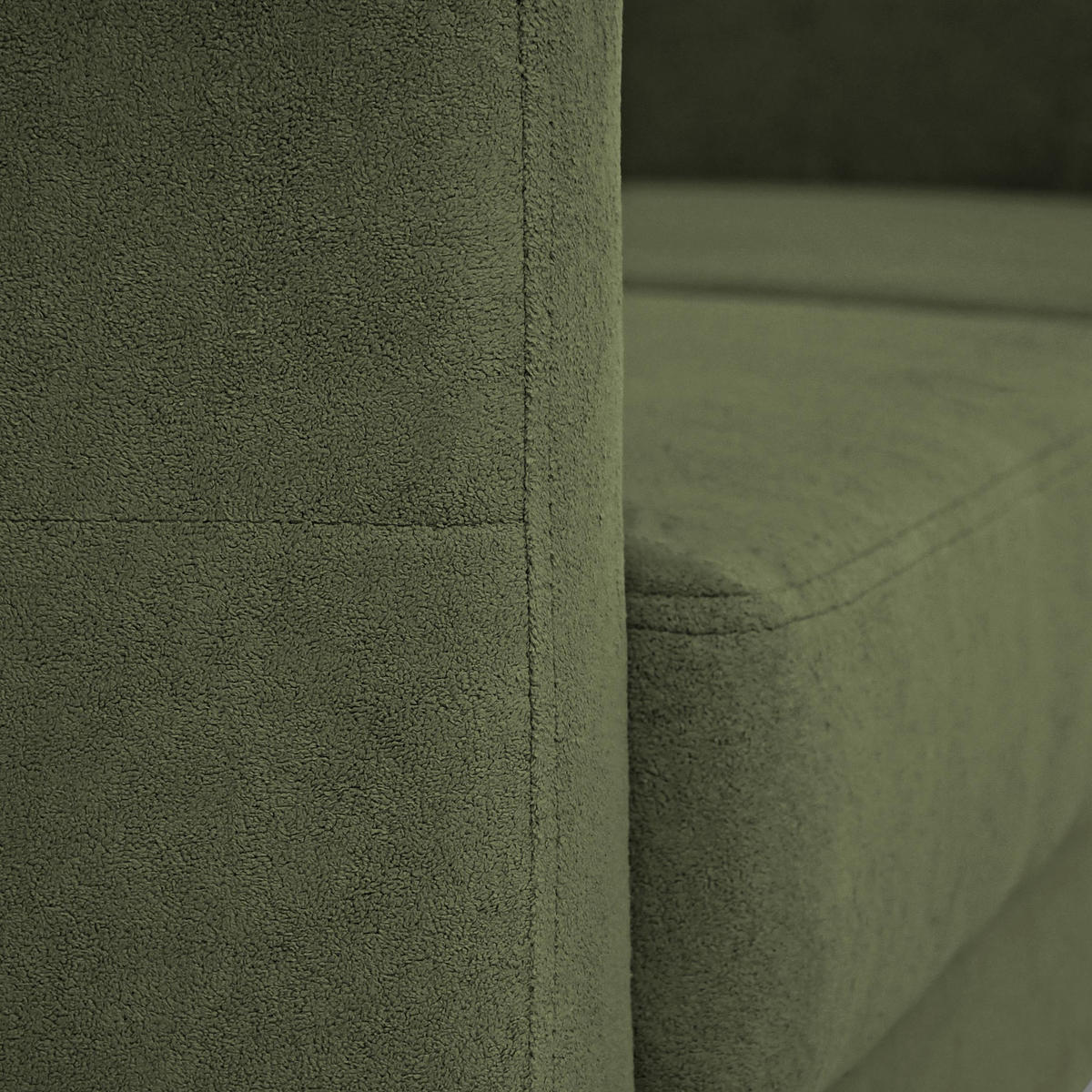 ECKSCHLAFSOFA Vinci mit universelle Ottomane, Grün - Buchefarben/Grün, Textil (236/151cm) - Beautysofa