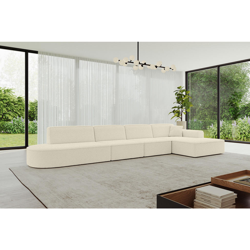 Thumbnail - Altdecor Ecksofa, Beige, Textil, 5-Sitzer, 403x165 cm, Wohnzimmer, Sofas & Couches, Wohnlandschaften, Ecksofas