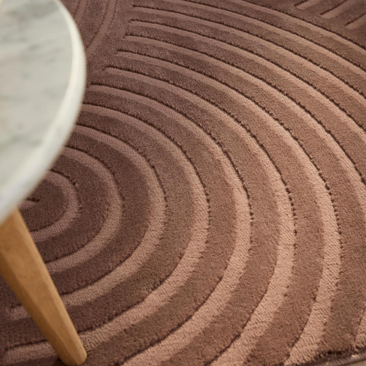 TEPPICH 120/160 cm Bianca Mokka - Mokka, Textil (120/160cm) - Nazar Rugs