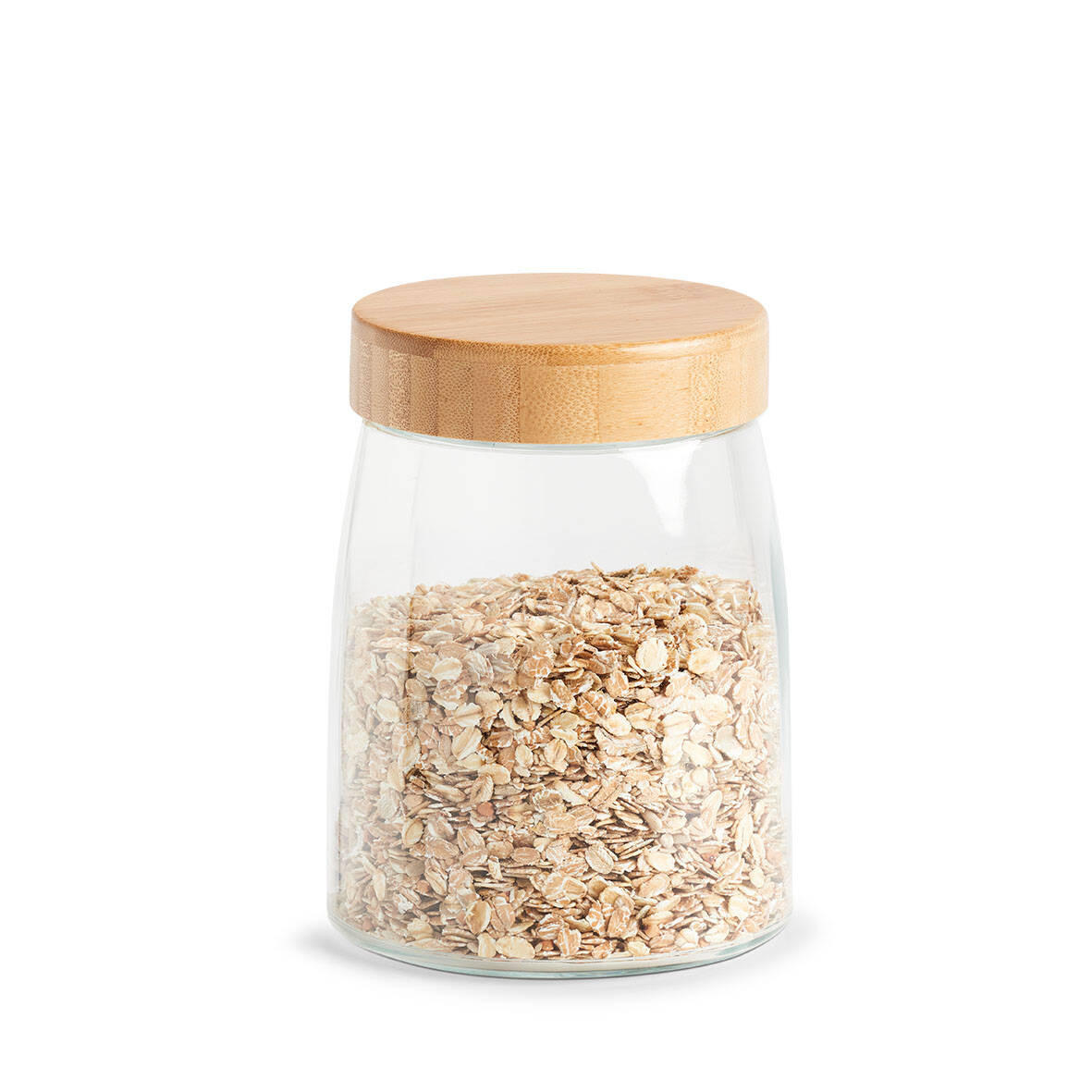GLASBEHÄLTER 1300 ml - Transparent, Glas (12.5/16.5/12.5cm)