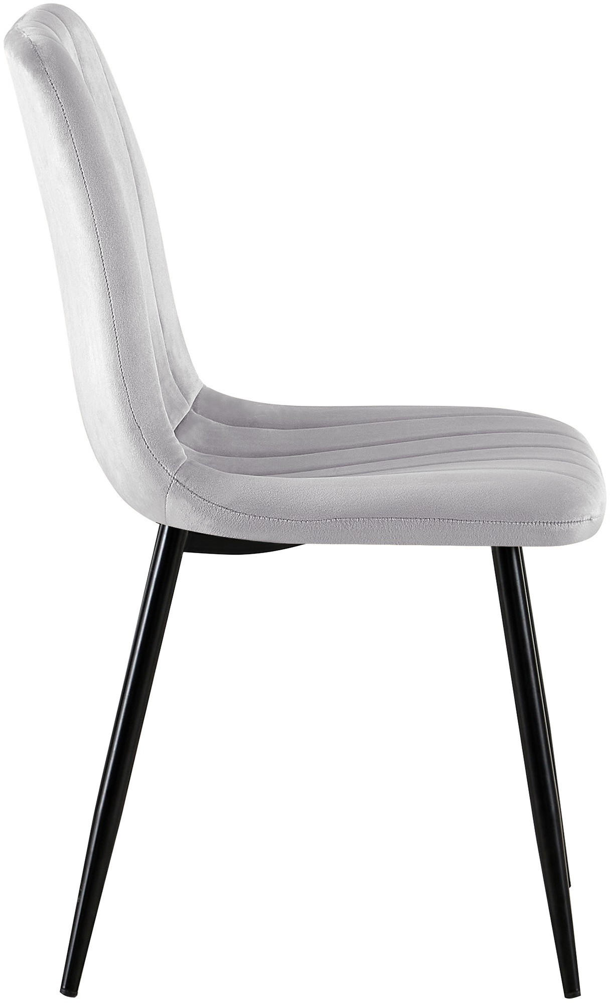 Thumbnail - CLP Stuhl, Grau, Textil, 45x88x53 cm, Esszimmer, Stühle, Esszimmerstühle, Vierfußstühle