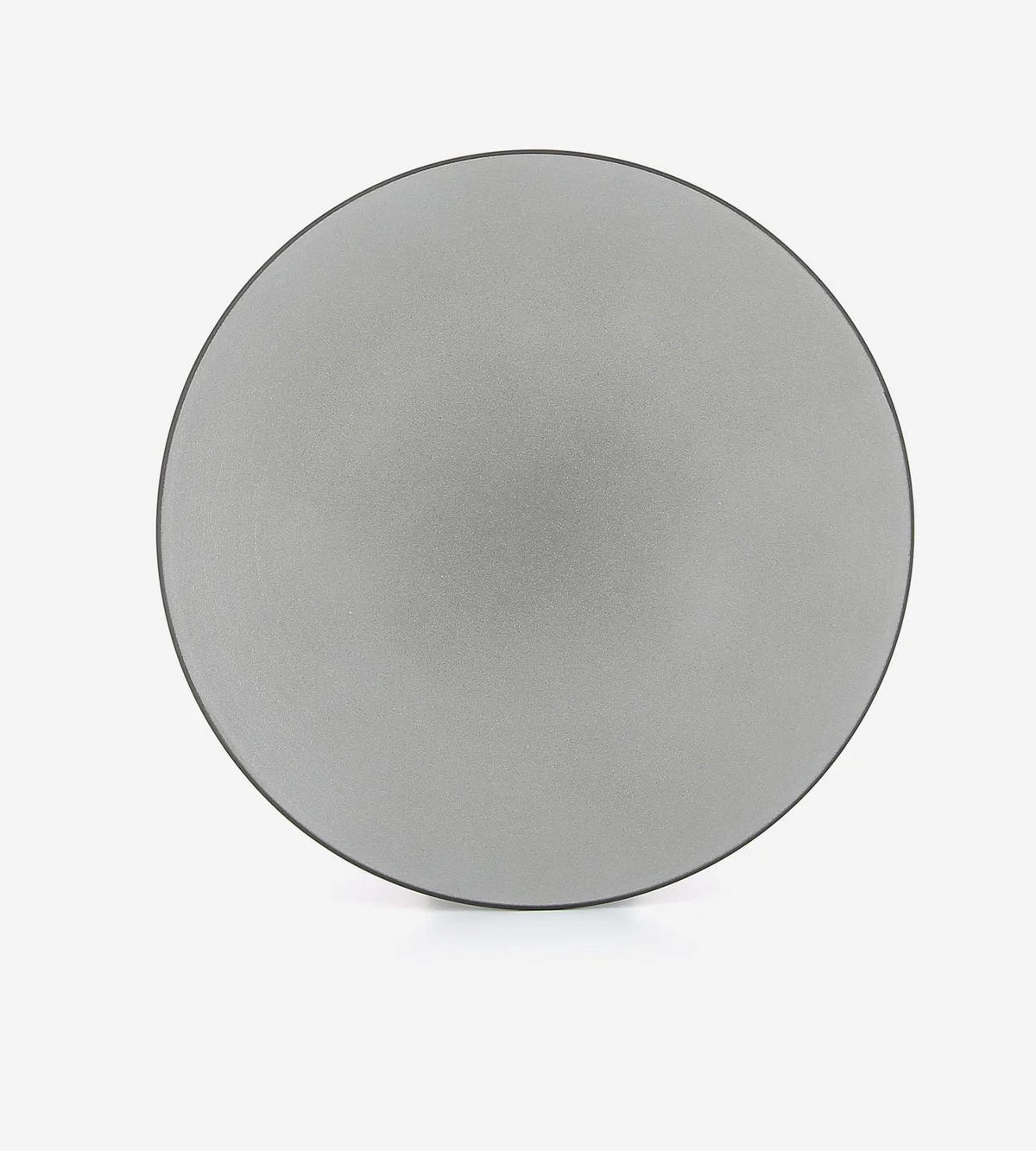 TELLER FLACH EQUINOXE 24 cm Pfeffer - Hellgrau, Keramik (24cm) - Revol Porcelaine France