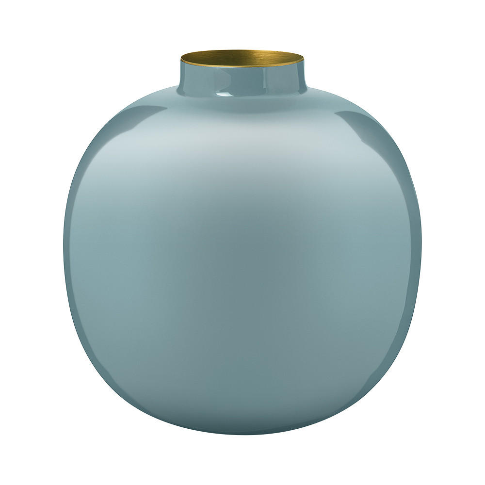 VASE Metal hellblau 23 cm - Hellblau, Metall (23cm) - Pip Studio