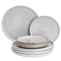 TELLER-SET (8-teilig) Henley - Grau, Keramik (27/2/27cm) - BUTLERS